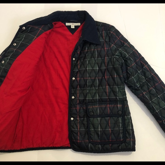Tommy hilfiger Puffer Button-Up Jacket Sz Large - Picture 4 of 9